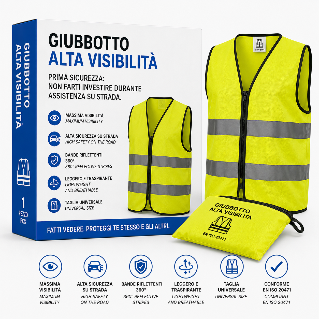 Giubbotto alta visibilita